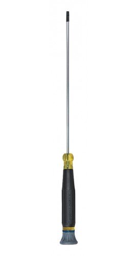 Klein Tools 614-6 Electronics Screwdriver  with 1/8&amp;quot; cabinet tip and 6&amp;quot; shank-