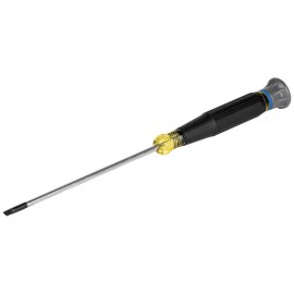 Klein Tools 6254 1/8-Inch Slotted Precision Screwdriver, 4-Inch Shank-