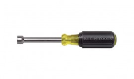 Klein Tools 630-10MM Cushion-Grip Nut Driver, 0.39", 3" shaft-