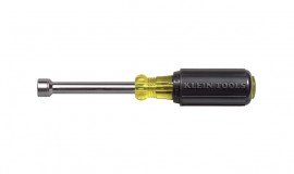 Klein Tools 630-10MM Cushion-Grip Nut Driver, 0.39&quot;, 3&quot; shaft-
