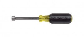 Klein Tools 630-9MM Cushion-Grip Stubby Nut Driver, 9 mm, 3&quot; shaft-