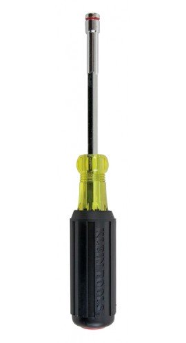 Klein Tools 635-1/4 1/4&amp;quot; Nut Driver with magnetic tip and 4&amp;quot; shaft-