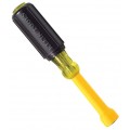 Klein Tools 64038 &amp;frac38;&amp;quot; Coated Nut Driver, 3&amp;quot; hollow shaft-