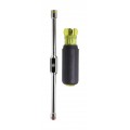 Klein Tools 65064 2-in-1 Hex Head Slide Drive Nut Driver, 3.625&quot; shank, 0.25 and 0.3125&quot;-
