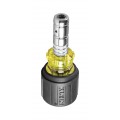 Klein Tools 65131 2-in-1 Hex Head Slide Drive Nut Driver, 1.5&quot; shank, 0.25 and 0.3125&quot;-