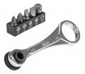 Klein Tools 65200 5-Piece Slim-Profile Mini Ratchet Set-