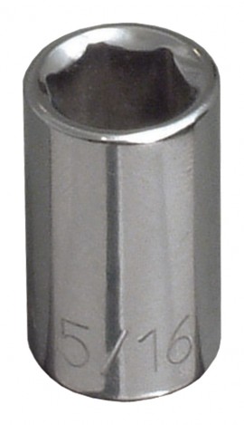 Klein Tools 65605 Standard 6-Point Socket, 0.34375&quot;, 0.25&quot; drive-