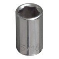 Klein Tools 65605 Standard 6-Point Socket, 0.34375&quot;, 0.25&quot; drive-