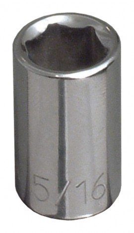 Klein Tools 65607 Standard 6-Point Socket, 0.4375", 0.25" drive-