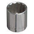 Klein Tools 65708 Standard 12-Point Socket, 0.875&quot;, 0.375&quot; drive-