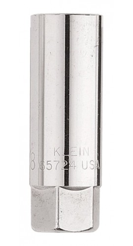 Klein Tools 65724 Spark Plug Socket, 0.625", 0.375" drive-