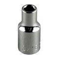 Klein Tools 65812 Standard 12-Point Socket, 1.25&quot;, 0.5&quot; drive-