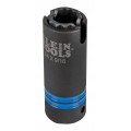 Klein Tools 66031 3-in-1 Slotted Impact Socket, 12-point, &amp;frac34;&amp;quot; and &lt;sup&gt;9&lt;/sup&gt;&amp;frasl;&lt;sub&gt;16&lt;/sub&gt;&amp;quot;-