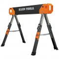 Klein Tools 66188 Adjustable-Leg Folding Saw Horse and Jobsite Table, 1-Pack-