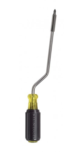 Klein Tools 67100 Rapi-Drive 2-in-1 Screwdriver, #2 Phillips, 0.3125" slotted-