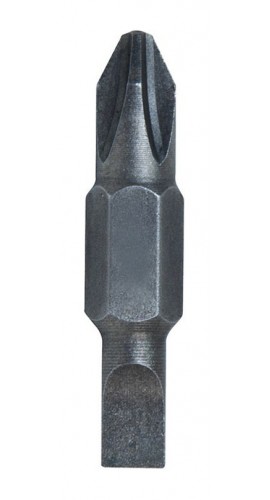 Klein Tools 67101 Replacement Bits, #2 Phillips and 0.1875&quot; slotted, 2-pack-