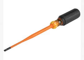 Klein Tools 6916INS Slim-Tip Insulated Screwdriver, 0.1875" cabinet tip-