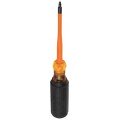 Klein Tools 6984INS Slim-Tip 1000V Insulated Screwdriver, #1 Square, 4-Inch Round Shank-