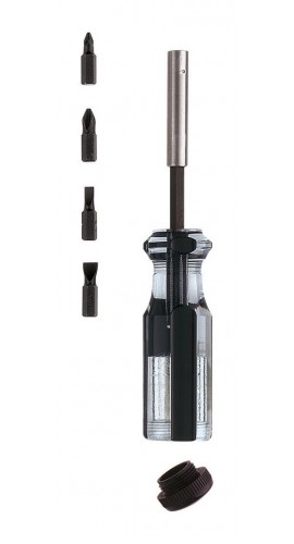 Klein Tools 70035 Multi-Bit Magnetic Screwdriver, 5-piece-