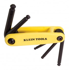 Klein Tools 70571 Grip-It Ball End Hex Key Set, 5 keys-