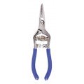Klein Tools 744 Spring Action Snip, serrated, ambidextrous-