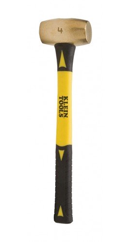 Klein Tools 819-04 Non-Sparking Hammer, 4 lbs, 16"-