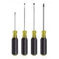Klein Tools 85484 Screwdriver Set, mini slotted and Phillips, 4-piece-