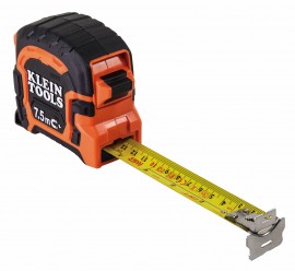 Klein Tools 86375 Magnetic Double-Hook Tape Measure, 24.6&#039;-