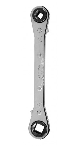 Klein Tools 86938 Ratcheting Refrigeration Wrench, 5.5"-