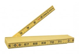 Klein Tools 910-6 Fiberglass Folding Rule, inside reading-