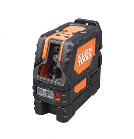 Klein Tools 93LCL Self-Leveling Cross-Line Laser Level, 65' measuring distance-