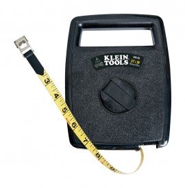 Klein Tools 946-50 Woven Fiberglass Tape Measure, 50 ft.-