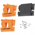 Klein Tools BCRP03 Cartridges with Blank Insert Cartridge, S-Hook, Rail System, 2-Pack-