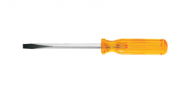 Klein Tools BD284 Keystone Screwdriver, 0.25&quot;, 4&quot; square shank-
