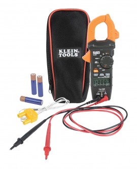 Klein Tools CL220 Digital Clamp Meter with thermocouple, AC auto-ranging, 400 A-