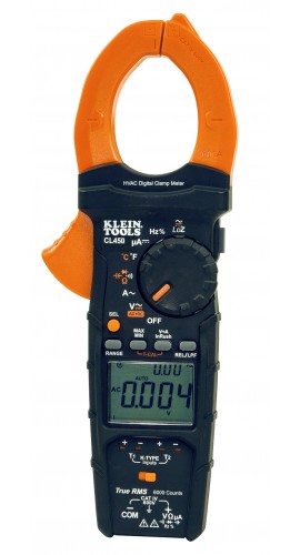 Klein Tools CL450 HVAC/R Clamp Meter with differential temperature-