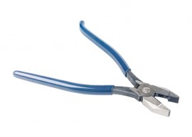 Klein Tools D201-7CSTLFT Ironworker&#039;s Spring-Loaded Rebar Pliers, left handed, 9&quot;-