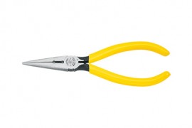 Klein Tools D203-6H2 Long Nose Side Cutting Pliers, stripping, 6"-