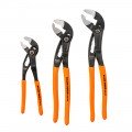Klein Tools D5053BKIT Quick Adjust Klaw™ Pump Pliers Set, 3-Piece-
