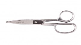 Klein Tools G758BP Straight Stainless Trimmer with ball point, 8"-