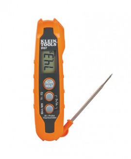 Klein Tools IR07 Dual Infrared/Probe Thermometer with backlit LCD, -40 to 572&amp;deg;F-