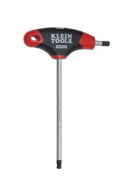 Klein Tools JTH6E06BE Journeyman Ball End Hex Key with T-handle, 0.09&quot;, 6&quot; blade-