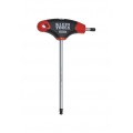 Klein Tools JTH6E06BE Journeyman Ball End Hex Key with T-handle, 0.09&quot;, 6&quot; blade-