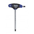 Klein Tools JTH6M3BE Journeyman Ball End Hex Key with T-handle, 3 mm, 6&quot; blade-