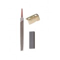 Klein Tools KG-2 Gaff Sharpening Kit, leather-