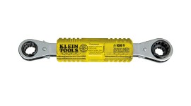 Klein Tools KT223X4-INS Lineman&#039;s Insulating 4-in-1 Box Wrench-