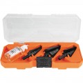 Klein Tools KTSBSPRO Premium Electrician's 3/8-Inch Hex Step Bit Set, 3 Piece-