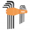 Klein Tools LS10M Long Hex Key Set, Metric, 10-Piece-