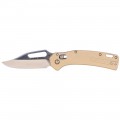 Klein Tools OGK002TNT KTO Resurgence Knife,Clip Point Blade, Sand Handle-