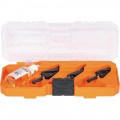 Klein Tools QRST3PC Premium All Purpose Quick Release Step Bit Kit, 3 Piece-
